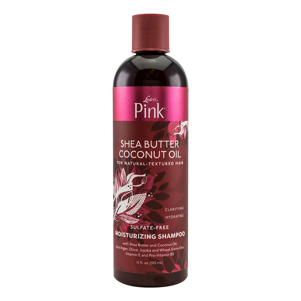 Lusters Pink Coconut Oil And Shea Butter Hair Shampoo, 12 Oz